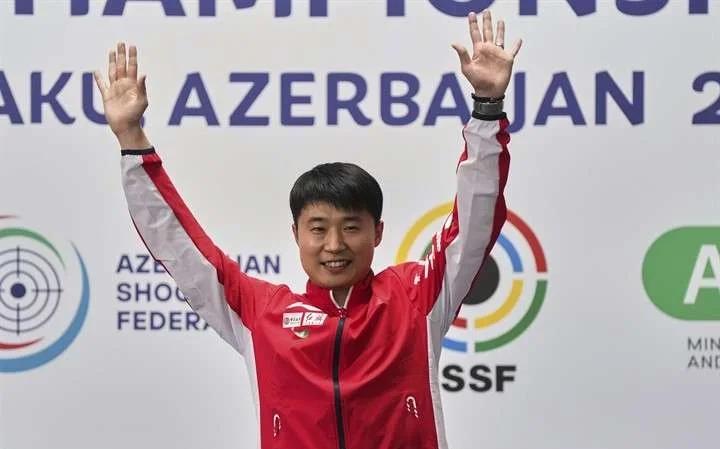 中国射击运动员刷新个人最好战绩,夺冠 中国射击运动员刷新个人最好战绩,夺冠